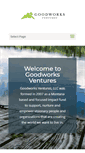 Mobile Screenshot of goodworksventures.com